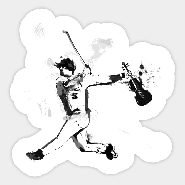baseball violin Sticker by vivalarevolucio